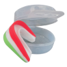 Protector bucal doble termoformable  tricolor (con estuche)