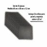 Piso Gym Tatami ADX 12 piezas de 60x60x1.2 cm cubre 4.32 m²