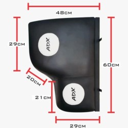 Upper cut de pared vinil resistente medidas 60x48x34 cm