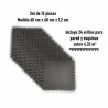 Piso Gym Tatami ADX 12 piezas de 60x60x1.2 cm cubre 4.32 m²