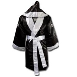 Bata para Boxeo de satin color Negro