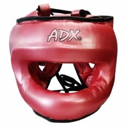 Careta C/barra Box Red Shadow Piel Genuina Exterior/interior