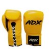 Guantes Profesionales para boxeo 8 y 10 onzas (PIEL) Amarillo