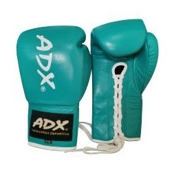 Guantes Profesionales para boxeo 8 y 10 onzas (PIEL) Esmeralda