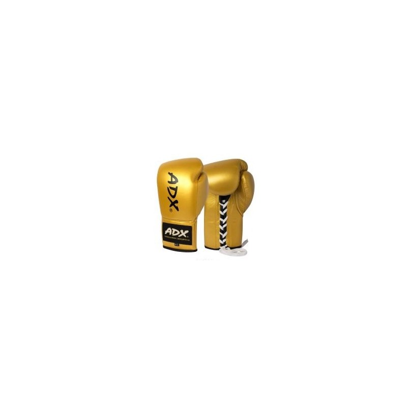 Guantes Profesionales para boxeo 8 y 10 onzas (PIEL) Oro