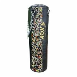 Costal Adx Cuero Genuino 120×35 Cm C/relleno Micro Triturado Color Negro