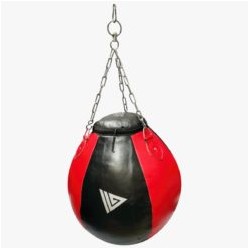 Costal tipo Bola de Cuero Relleno con cadena+destorcedor+mosqueton