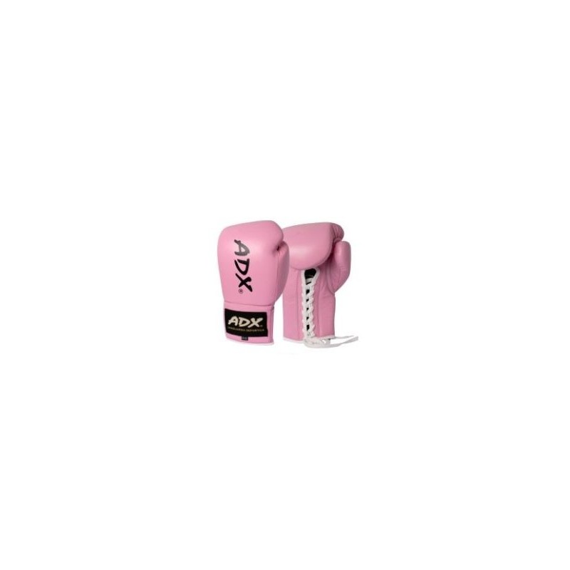 Guantes Profesionales para boxeo 8 y 10 onzas (PIEL) Rosa