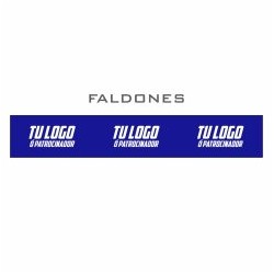 Juego de 4 faldones con rotulación especial